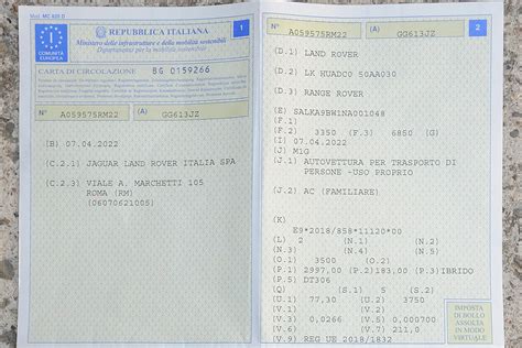 Libretto tagliandi auto usata