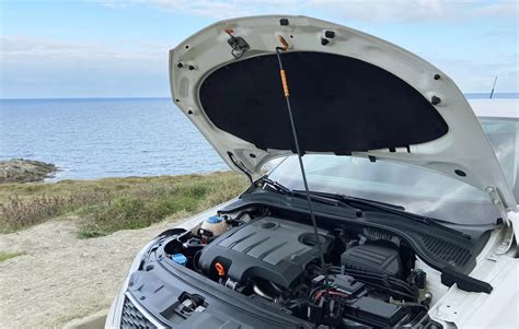 Open car hood