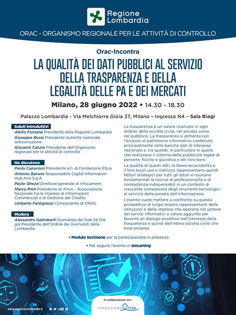 Simbolo della trasparenza e della verifica dei dati