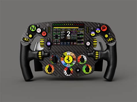 Volante F1 moderno con comandi multifunzione