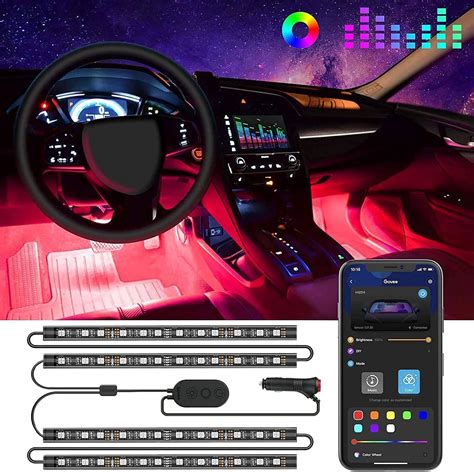 Cruscotto auto con illuminazione a LED