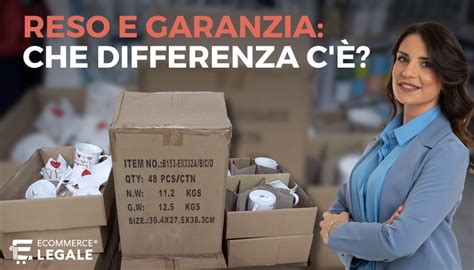 Dettaglio della garanzia e reso