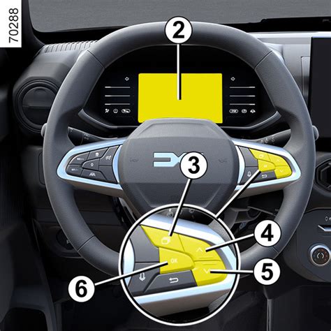 Interfaccia utente del menu impostazioni veicolo su un display Nissan