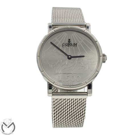 Orologio Corum con quadrante da 500 Lire