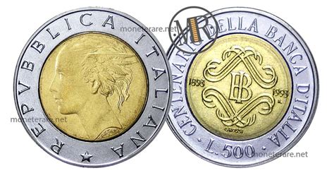 Collezione di monete italiane da 500 Lire
