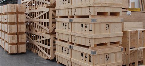 Imballaggi in legno per componenti automotive
