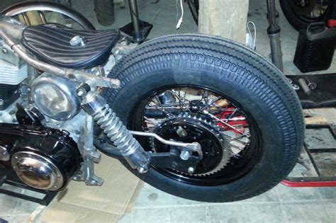 Sportster bobber with Shinko tires