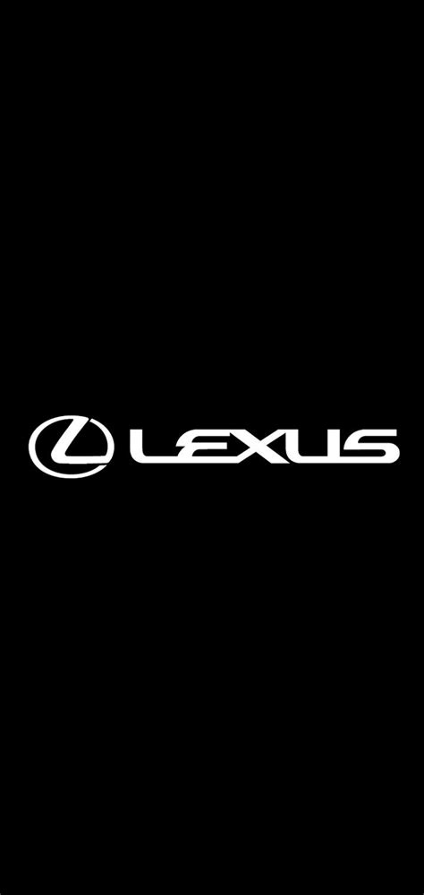 Logo Lexus su sfondo nero