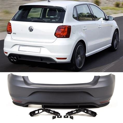 Volkswagen Polo 2014-2017 rear bumper diagram