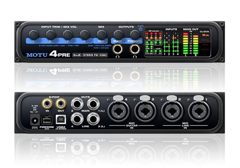 MOTU 4Pre interfaccia audio con case in alluminio