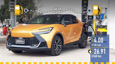 Schermata consumi Toyota C-HR