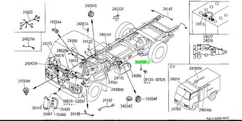 schema grafico dei passi disponibili per il Nissan NT400 Cabstar