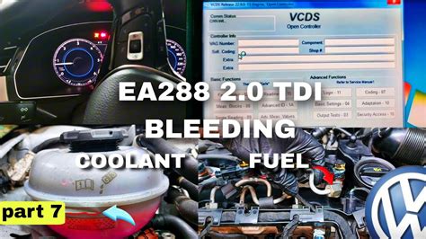 2.0 TDI EA288 engine cooling system diagram