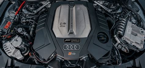 ABT Sportsline technicians working on an Audi engine