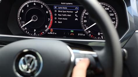 Schema funzionamento Lane Assist Volkswagen Tiguan