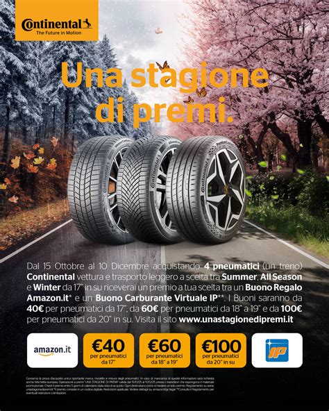 Pneumatici Continental su un'auto sportiva