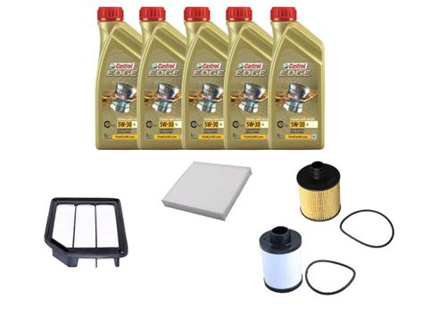 Infografica: Componenti di un kit tagliando completo