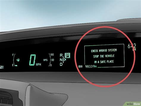 Spia sistema ibrido Prius