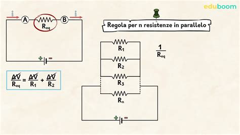 Schema elettrico con resistenza