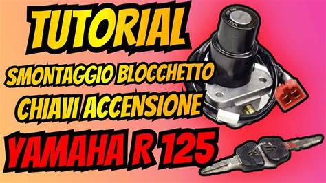 Pulizia del blocchetto d'accensione di una moto