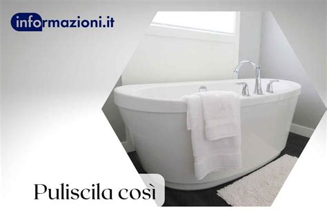 Pulizia facile di una vasca baule