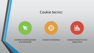 Diagramma dei diversi tipi di cookie (sessione, persistenti, di terze parti) e le loro funzioni