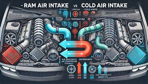 Air intake system with ram-air effect illustration
