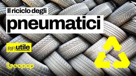 Infografica sul processo di riciclo degli pneumatici