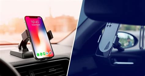 Diverse tipologie di supporti per smartphone per auto