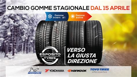Tabella comparativa periodi cambio gomme stagionale Italia