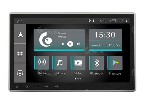 Icona di stato Wi-Fi su sistema multimediale auto