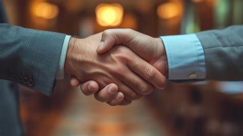 persone che stringono la mano in segno di successo