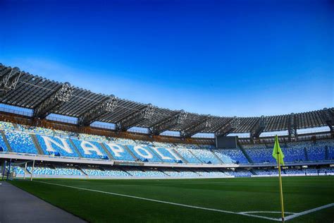 Vista dall'alto delle tribune della Dacia Arena vicine al campo