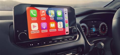 Nissan vehicle interior with connected infotainment system