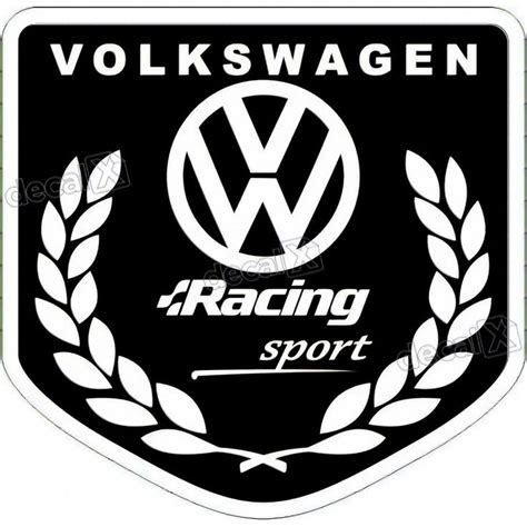 Adesivo Volkswagen su auto