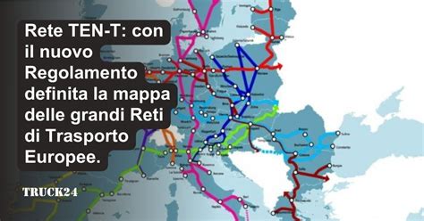 Mappa delle reti di consegna in Europa