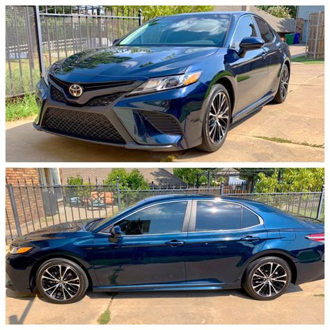 Toyota Blue Mica Metallic paint effect
