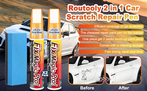 Car touch-up paint kit contents
