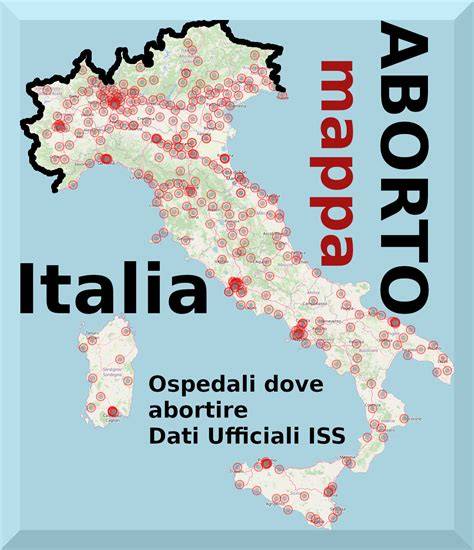 Mappa delle sedi IVG in Italia