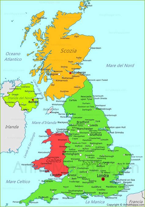 Mappa del Regno Unito di Forza Horizon 4 con le diverse zone e biomi