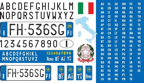 Infografica sulle tipologie di targhe speciali in Italia