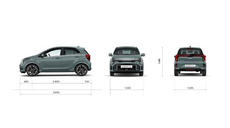 Dimensioni Kia Picanto