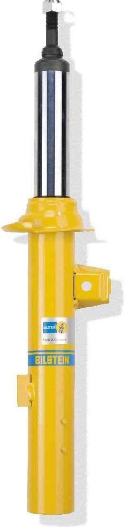 Immagine ravvicinata di un ammortizzatore Bilstein B6 giallo