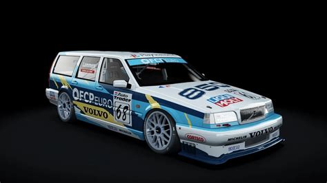 Volvo V70 T5-R gialla in Assetto Corsa