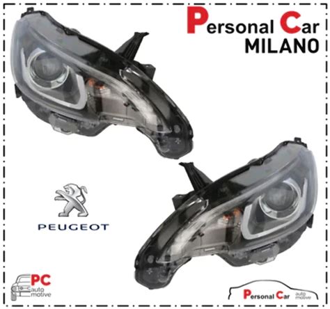 Dettaglio fari anteriori Peugeot 108