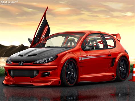 Esempio di tuning avanzato Peugeot 206