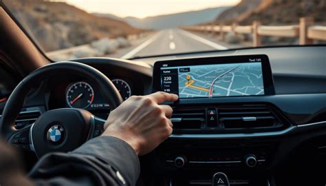 BMW infotainment screen with Bluetooth connection