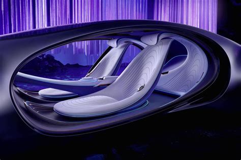 Interno Mercedes Vision AVTR senza volante