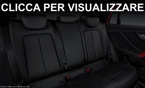 Audi Q2 sedili posteriori