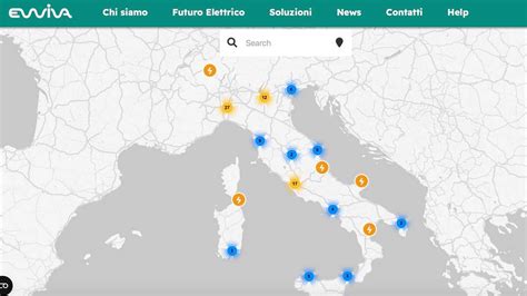 Mappa dei punti di ricarica Kia Charge in Europa